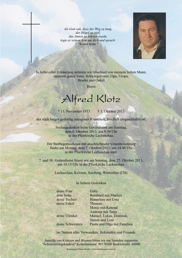 Alfred Klotz